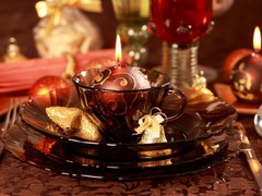 новорічний стіл