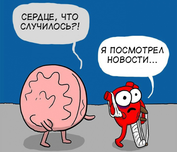 Подборка комиксов про органы