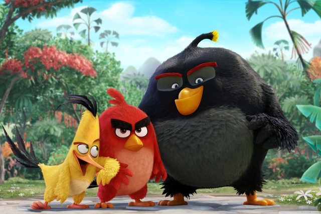 Милые обои на рабочий стол The Angry Birds Movie HD