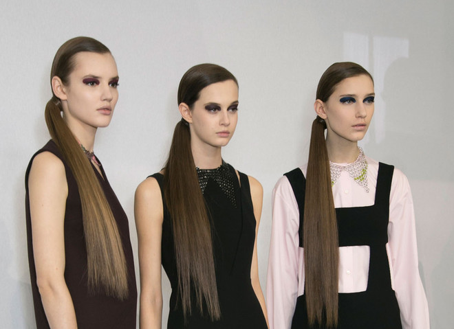 Бьюти-образ моделей с показа Dior Осень 2015