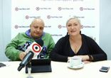 Анна Свиридова и Сергей Галибин в гостях у E-motion