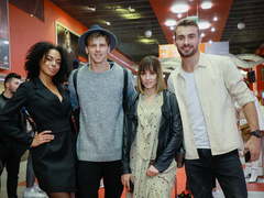 Аделіна Делі та Олександр Прохоров на прем'єрі фільму "Прокляття "Мері"