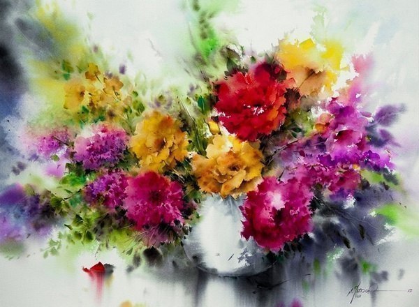 Акварельные шедевры Mohammad Yazdchi