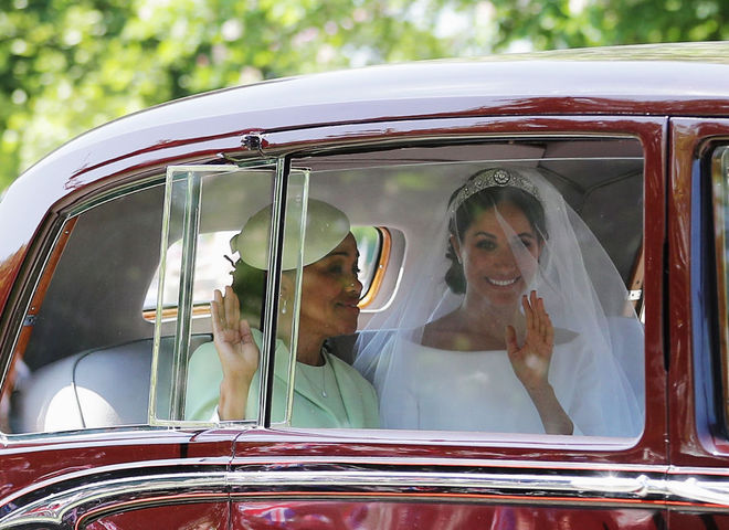Меган Маркл в свадебном платье