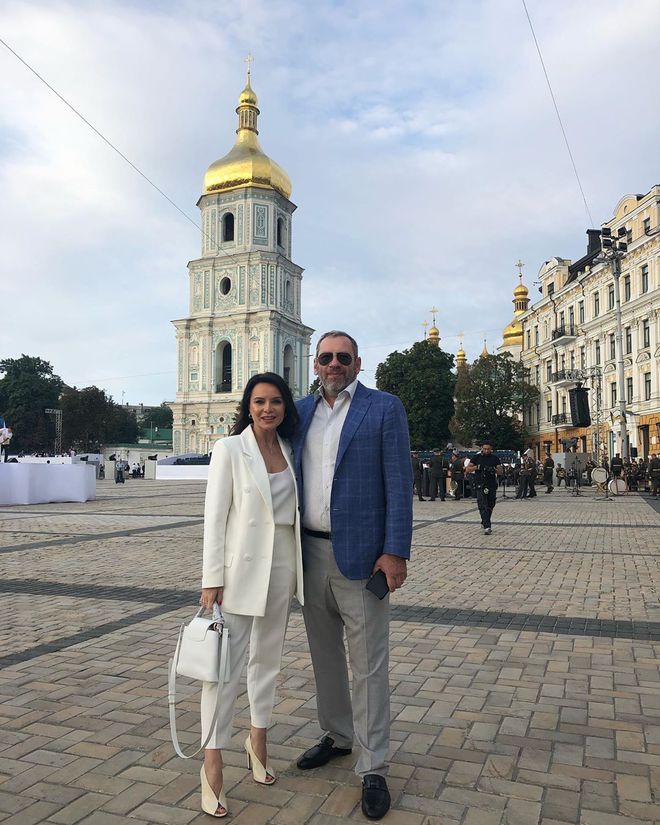 Лілія Підкопаєва з чоловіком