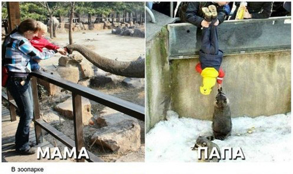 Мама vs Папа