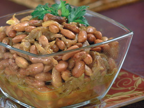 Фасоль с луком и карри в мультиварке Фасоль с луком и карри в мультиварке
