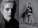 Наталія Водянова у чорно-білій фотосесії для Dior Magazine