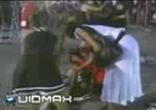 Сheerleader gets thrown, but not caught