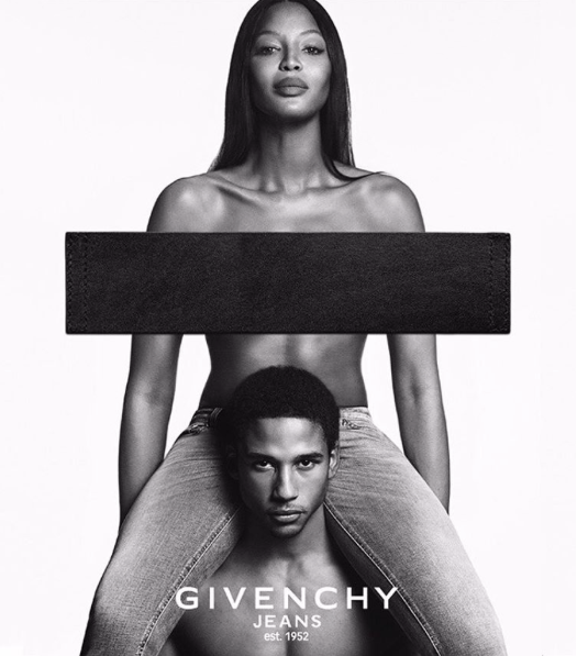 Супермодель Наоми Кэмпбелл снялась топлес в рекламе Givenchy