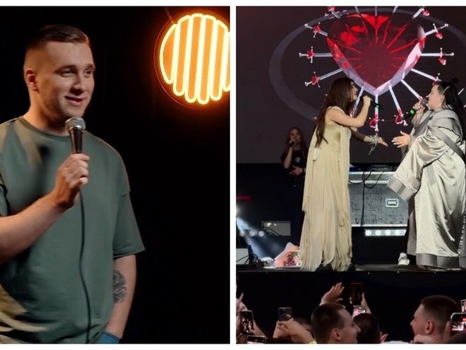 Відомий комік упав зі сцени на концерті Jerry Heil та alyona alyona