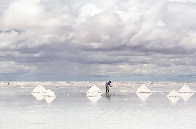 Чудеса природы: Солончак Уюни, самое большое соленое озеро в мире