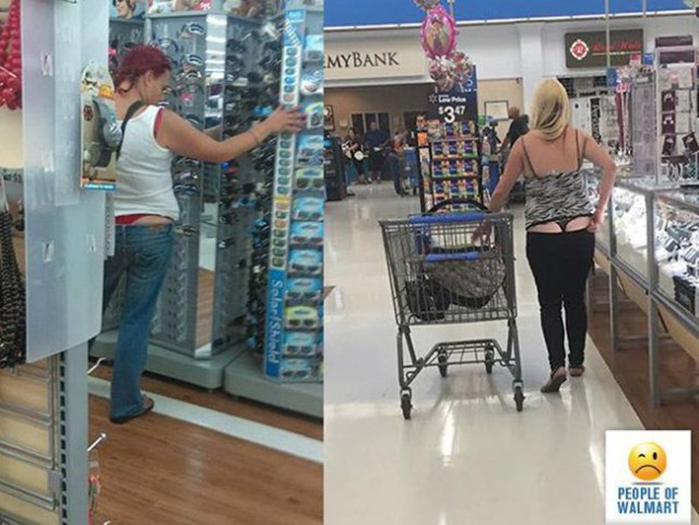 Странные люди в супермаркетах