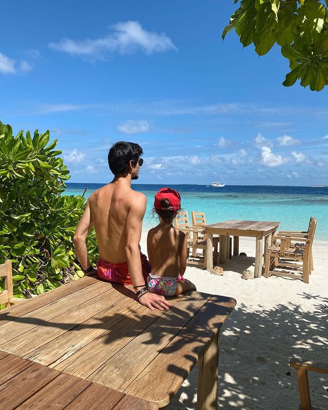 Александр Стоянов с дочерью