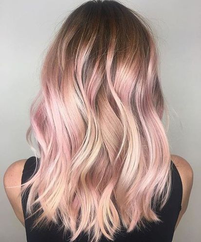 Rose Gold фарбування волосся