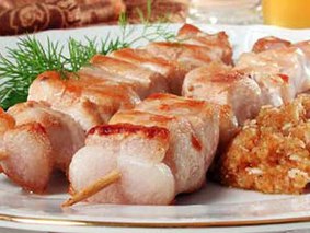 Шашлык из ребрышек козленка Шашлык из ребрышек козленка