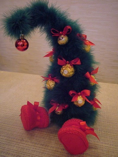 Оригинальные ёлочки своими руками