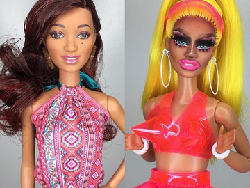 Барби-эксперимент: художник превращает кукол в дрэг-королев