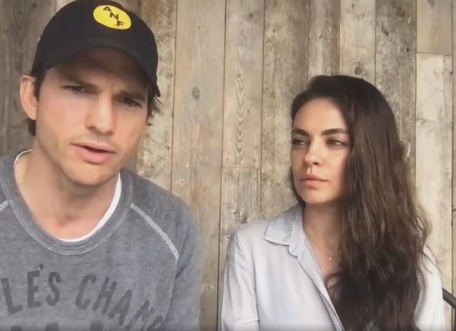 Мила Кунис и Эштон Кутчер