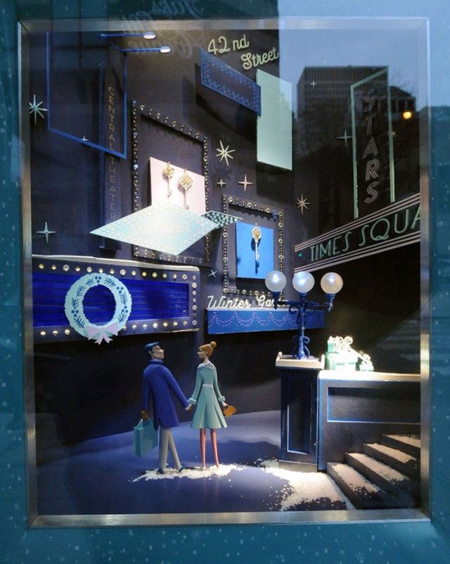 Найгарніші різдвяні вітрини світу: Tiffany & Co.