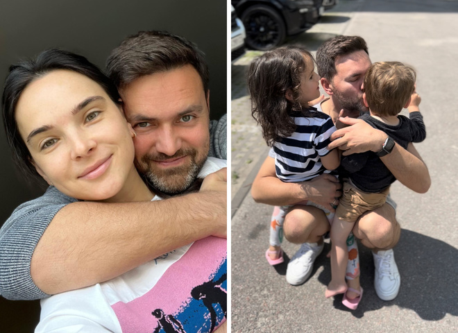 Тимур Мірошниченко з родиною