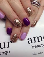Манікюр з блискітками