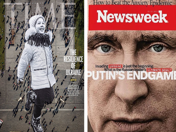 Лучшие обложки мировых СМИ, посвященные войне РФ с Украиной
