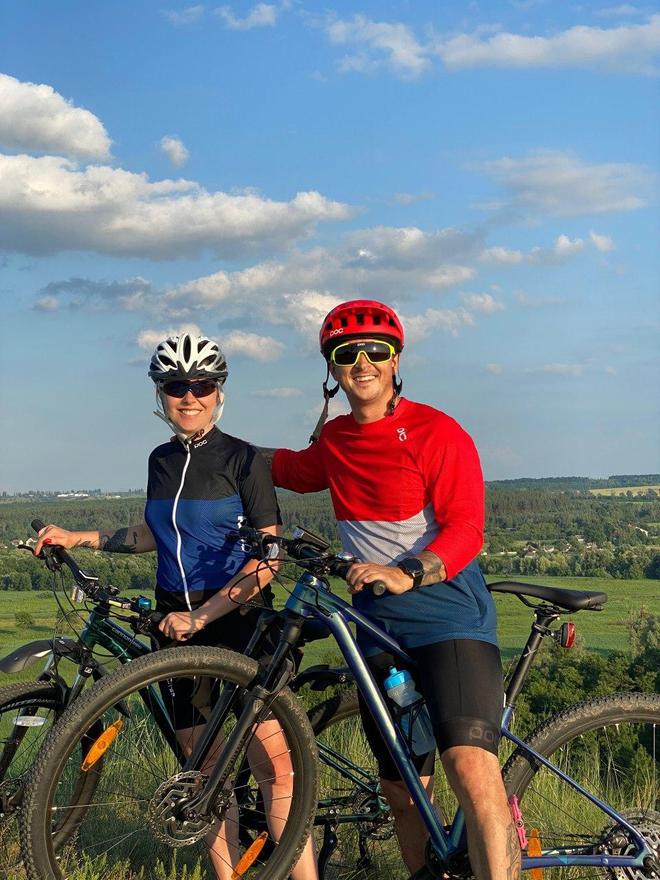 Олександр Педан з дружиною