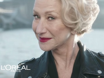 Хелен Міррен у новій рекламній кампанії L'Oréal
