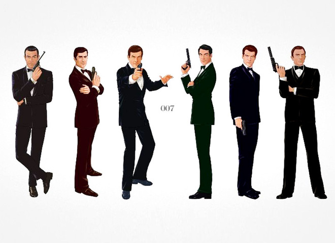 "Создавая 007: 50 лет стиля Бонда": в Париже открылась выставка, посвящённая Джеймсу Бонду