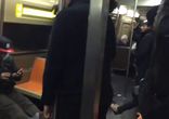 Крыса в вагоне метро навела шмон)