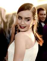 Вечерний макияж Лили Колинз