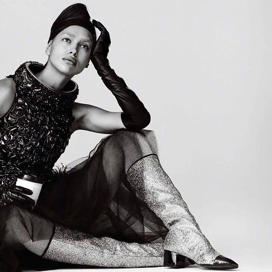 Ирина Шейк для испанской версии журнала Vogue
