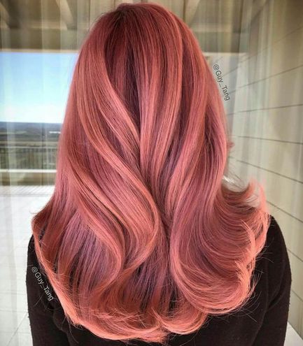 Rose Gold фарбування волосся