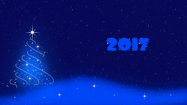 Сказочные обои на Новый год 2017