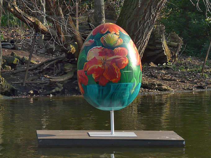 Поиски пасхальных яиц в Лондоне