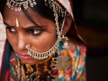 Традиционная индийская женщина