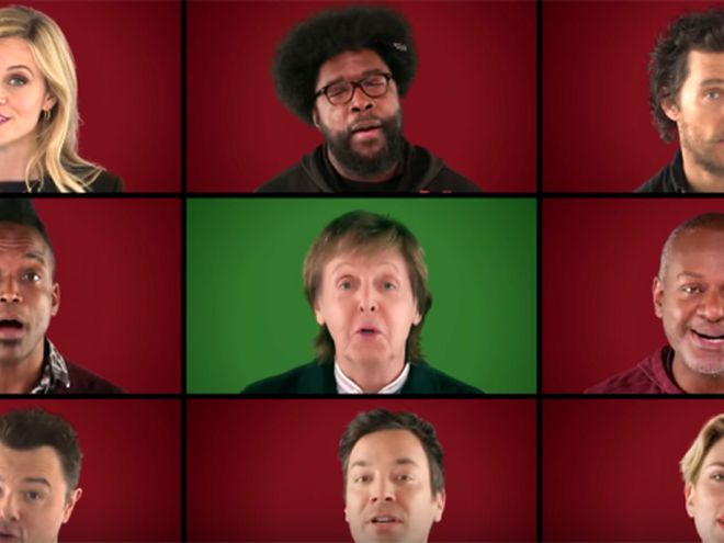 Мэттью Макконахи, Скарлетт Йоханссон и другие спели песню