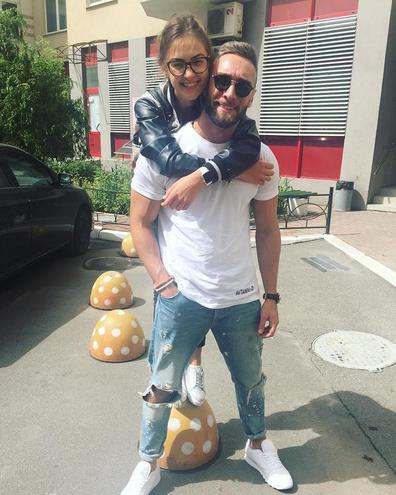 Иракли Макацария и Алена Лесык