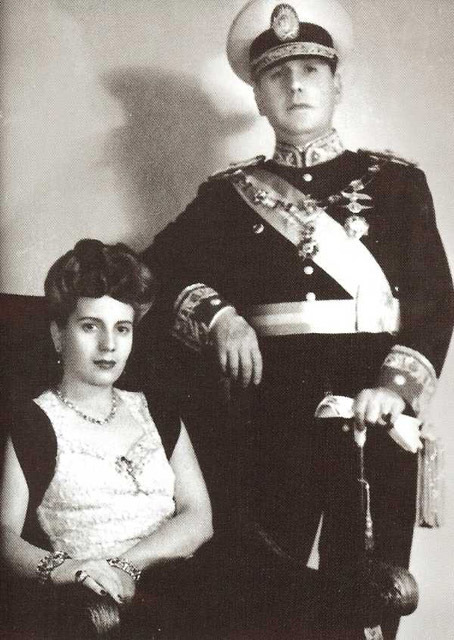 Эва Дуарте и Хуан Перон
