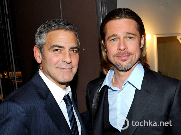 Брэд Питт и Джордж Клуни