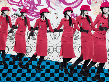 Карл Лагерфельд создал коллажи для рекламной кампании Chanel