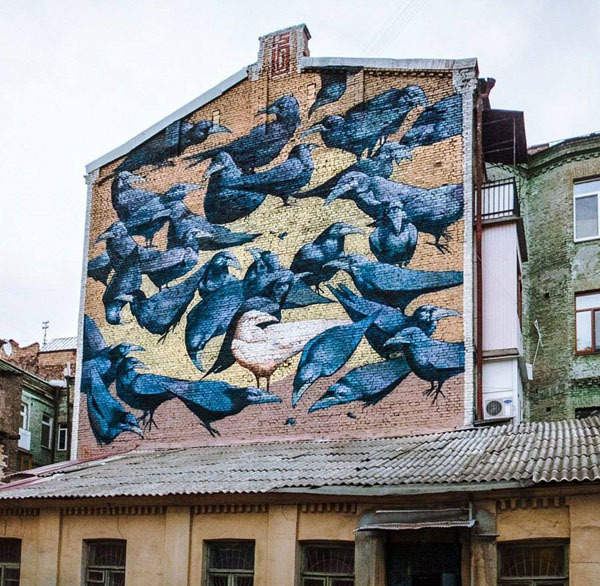 15 потрясающих муралов в Киеве