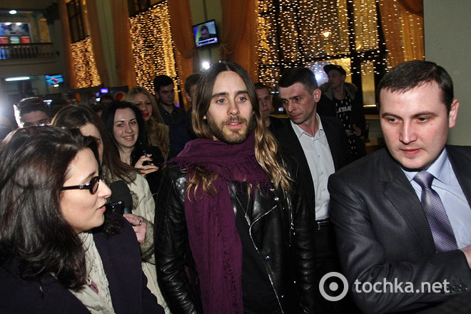 Джаред Лето в кинотеатре Киев