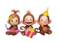 Милые обезьянки 2016