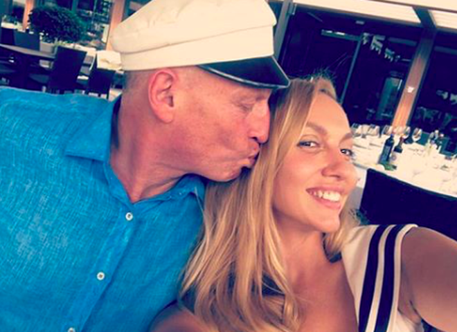 Оля Полякова с мужем Вадимом