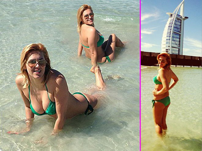 Яна Клочкова оголилась на пляже