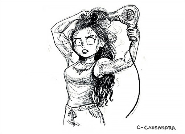 Комиксы про девушек с длинными волосами