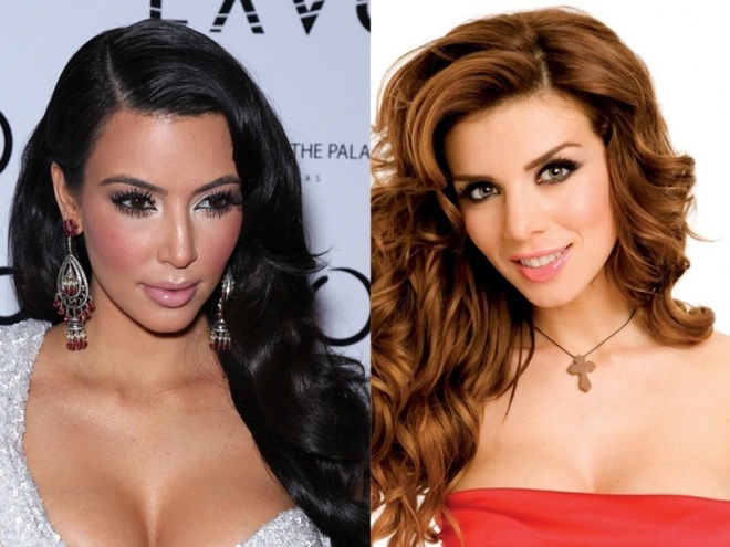 Анна Седакова и Ким Кардашиан