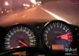 Байкер разогнался до 330 км-ч на ночной дороге  